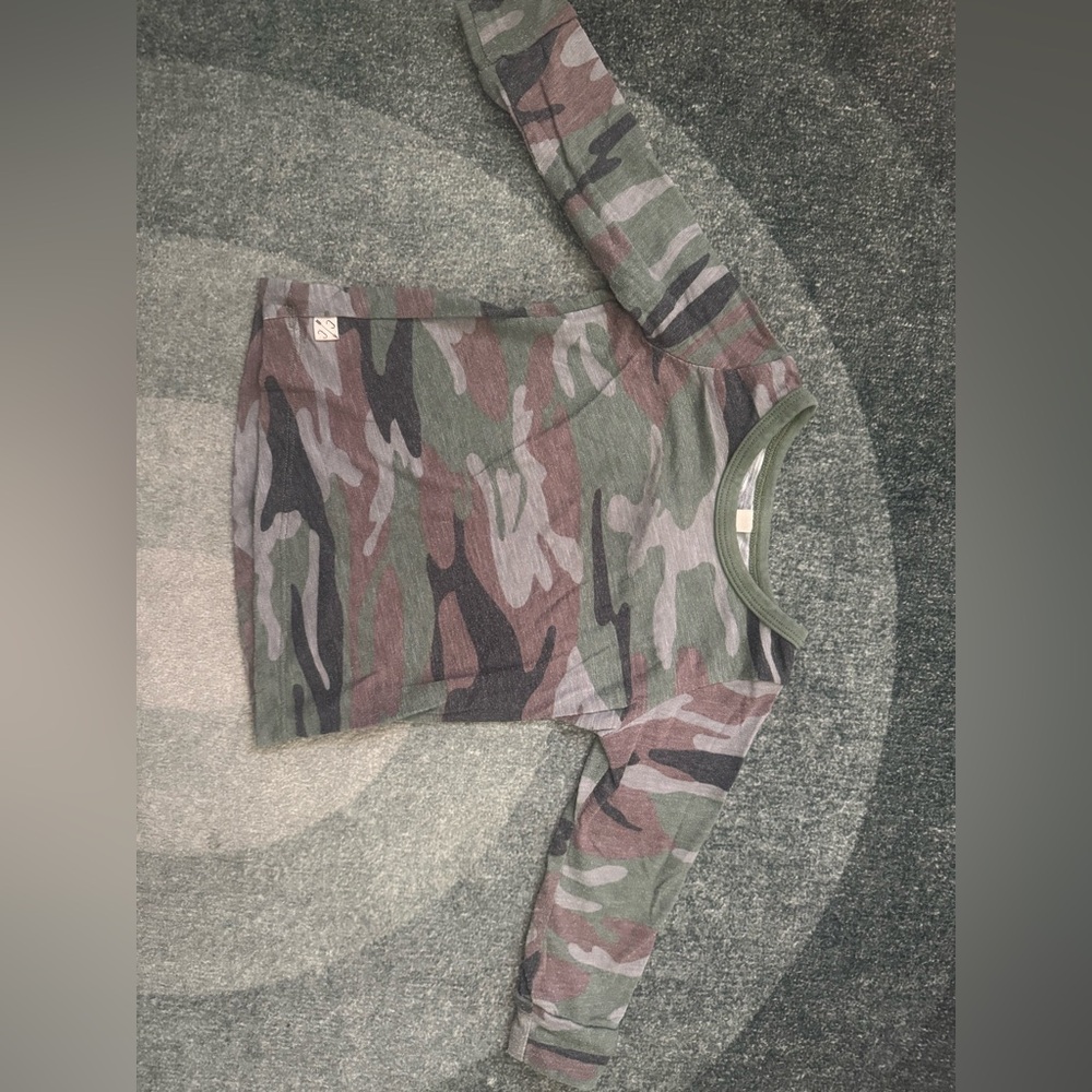 Kids Camouflage Long Sleeve Tee